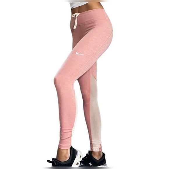 Nike Dri-FIT Leggings Light Pink Sz S - Picture 1 of 12